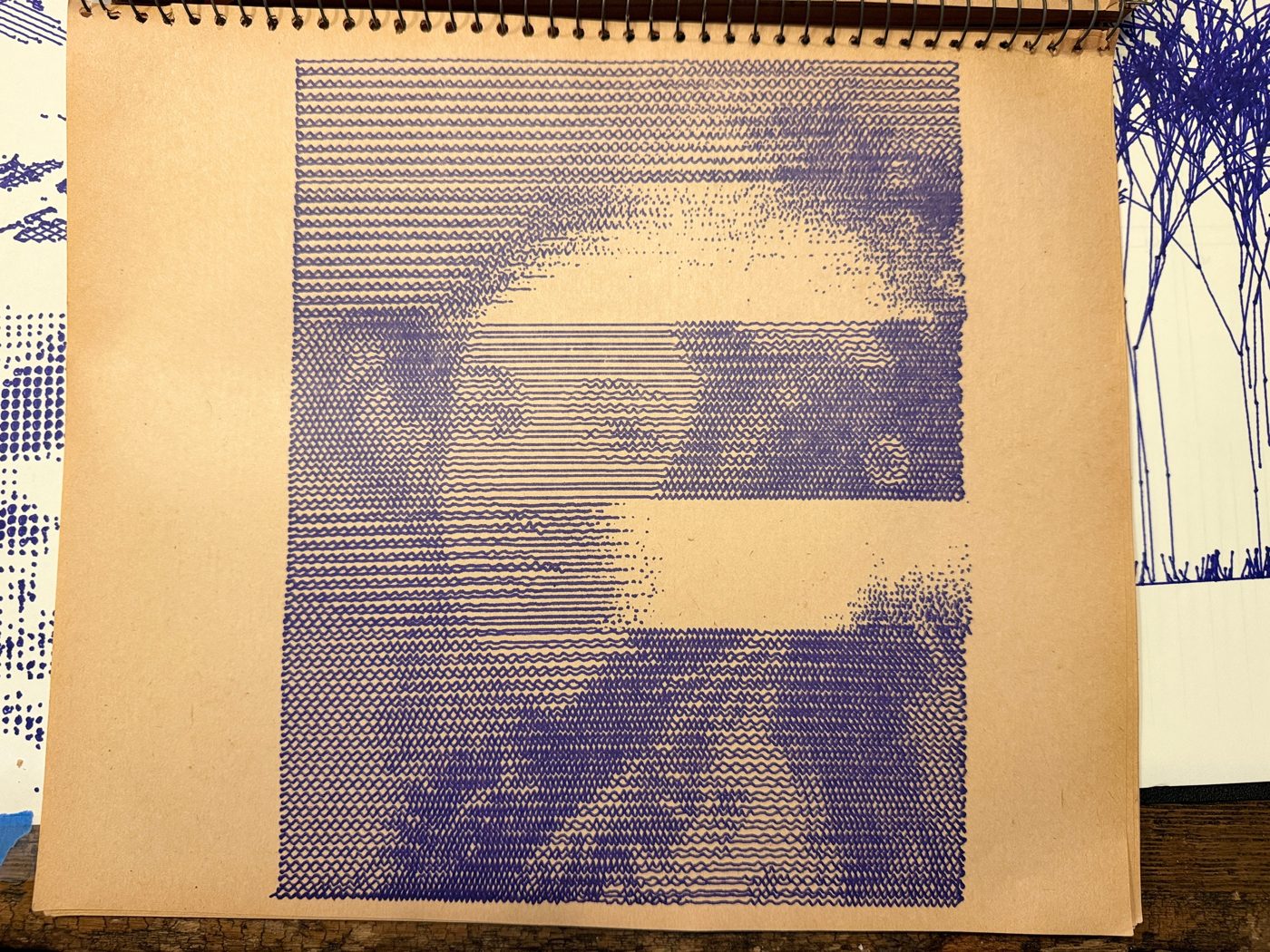Halftone portrait